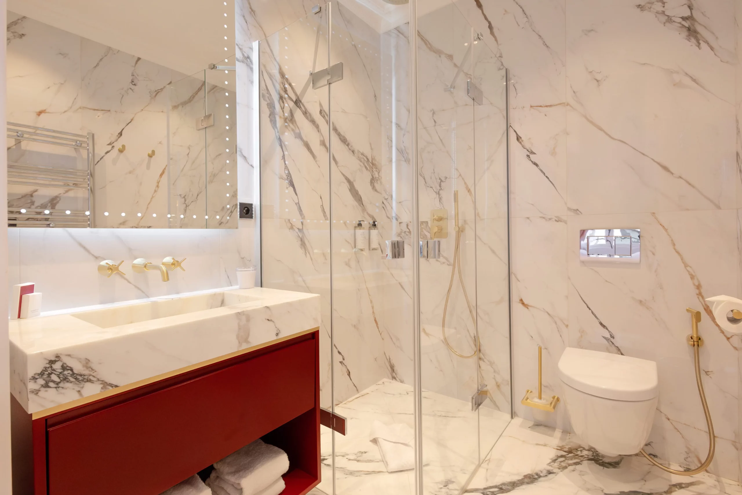 Salle de bain en marbre